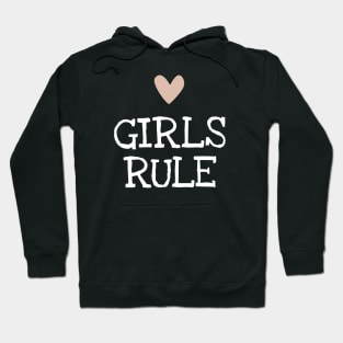 Girls rule (white) Hoodie